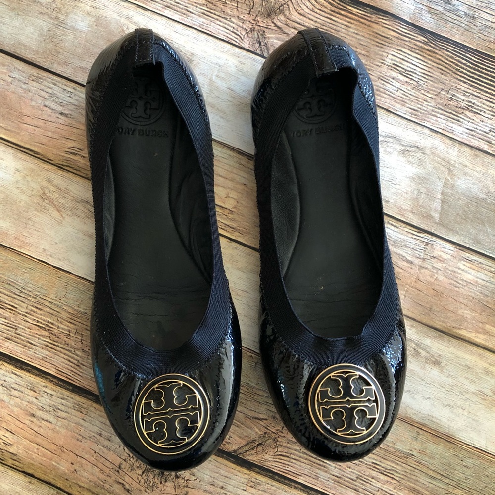 Women’s Tory Burch Black Caroline Flats